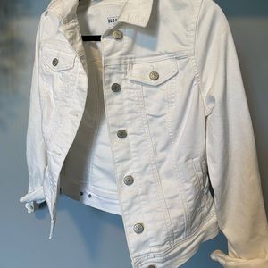 White old navy jean jacket